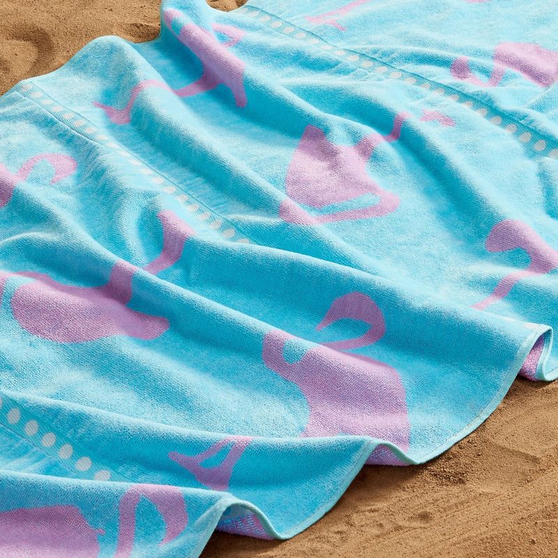 2pk Summer Printed Cotton Beach Towels - Great Bay Home, 5 of 9