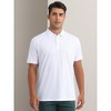 INSPIRE CHIC Men's Short Sleeve Lightweight Regular Fit Casual Business Work Solid Polo Shirts - 2 of 4