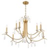 Crystorama Lighting Rollins 9 - Light Chandelier in  Antique Gold - 4 of 4
