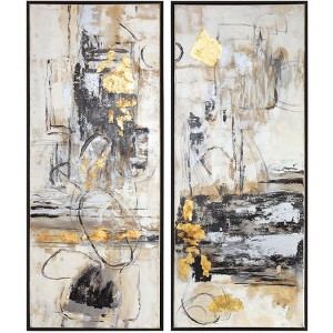 Uttermost Life Scenes 51" High 2-Piece Framed Canvas Wall Art Set - 1 of 1