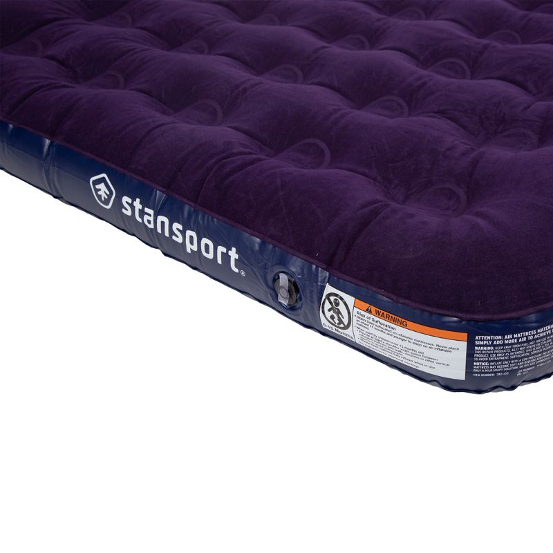 Stansport Deluxe Inflatable Air Bed Mattress Full Size, 3 of 7