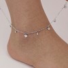 Anna-Kaci Dainty Heart Charm Anklet with Delicate Chain and Mini Accent Droplets for a Soft Feminine Touch and Lightweight Everyday Shine - 4 of 4