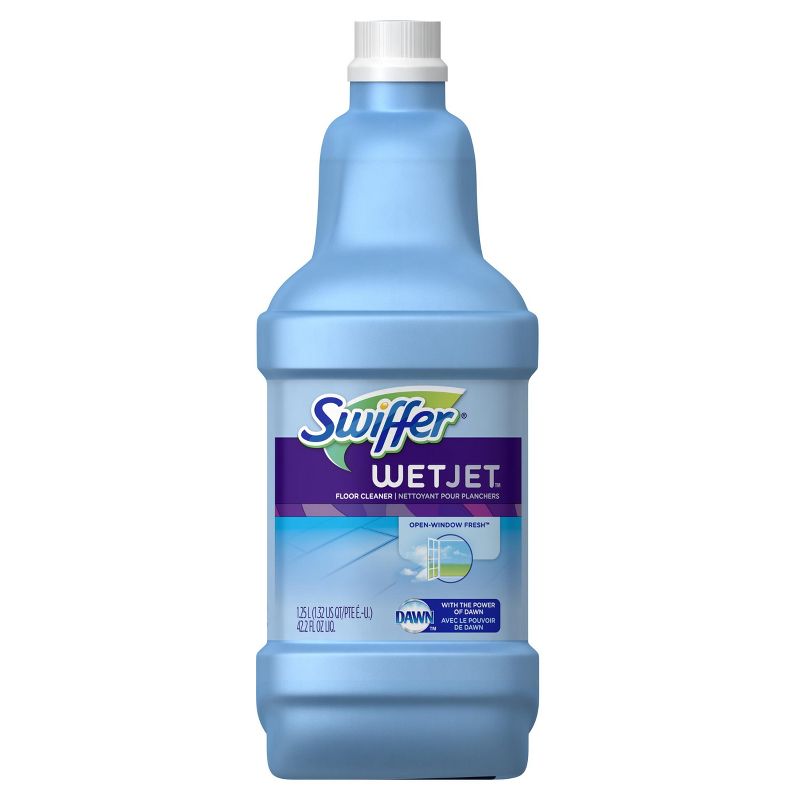 Swiffer WetJet Multi-Purpose Floor &#38; Hardwood Liquid Cleaner Solution Refill Open Window Fresh Scent - 42.2 fl oz, 2 of 11
