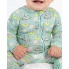 Lev Baby Boys' Viscose Bamboo Zipper Footie Pajamas – Green Golf Print One-Piece Baby Boy Clothes (NB–6/9M) - 2 of 4