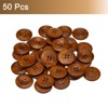 Unique Bargains Wooden DIY Craft Clothing Sewing Buttons 50 Pcs - 3 of 4