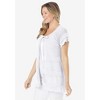 Woman Within Plus Size Tie-Neck Pointelle Cardigan Sweater - 4 of 4