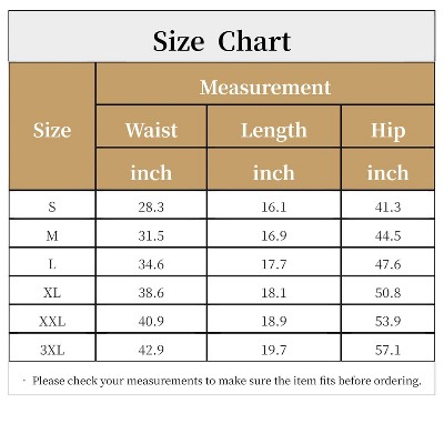 INSPIRE CHIC Men's Drawstring Elastic Waistband Liner Hawaiian Swim Board Shorts Small Black — фото 6