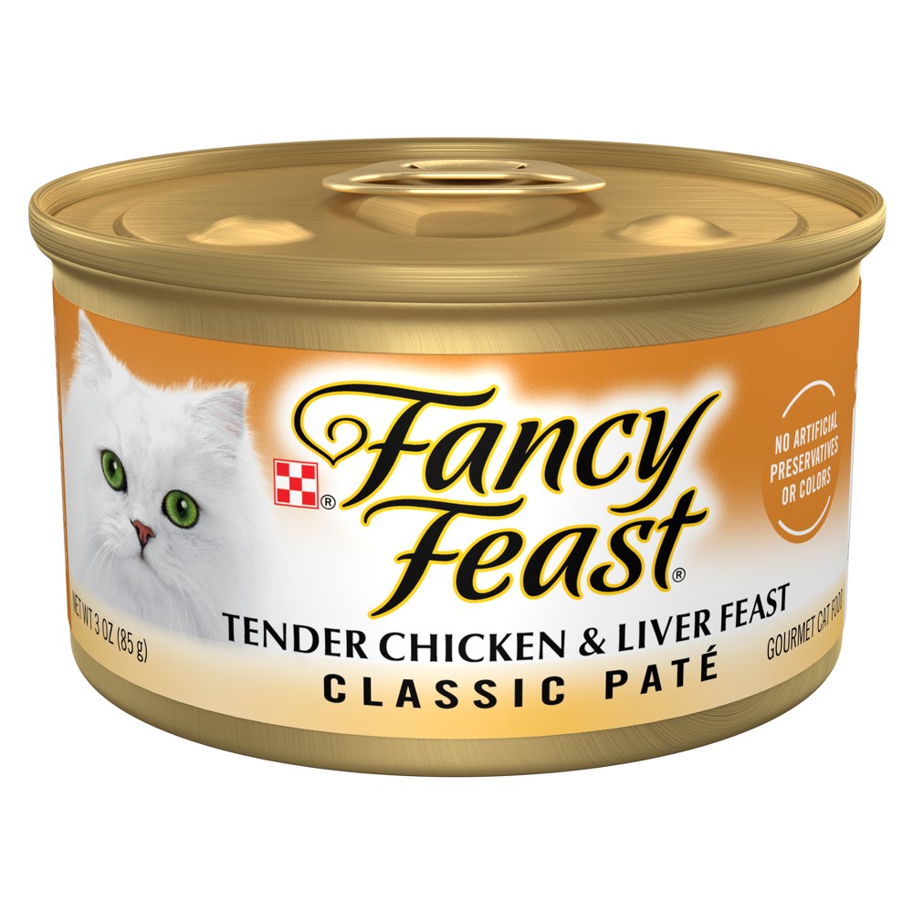 UPC 050000429042 product image for Purina Fancy Feast Classic Paté Gourmet Wet Cat Food Tender Liver & Chicken Feas | upcitemdb.com