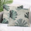 Unique Bargains Home Decor Bedroom Couch Stylish Tropic Leaf Pattern Throw Pillow Covers 2 Pcs - 2 of 4