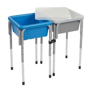 ECR4Kids 2-Station Sand and Water Adjustable Play Table, 1 - 1 of 4