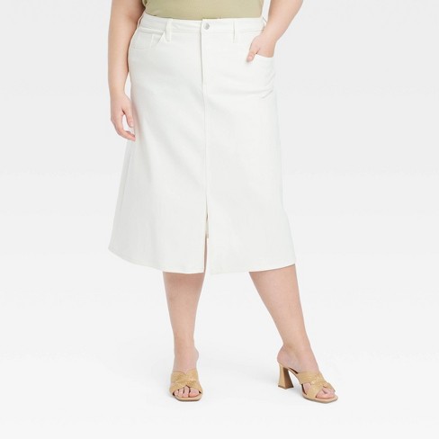 White skirt outlet target