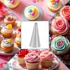 Unique Bargains Piping Tip 304 Stainless Steel Silver Tone 0.51"x0.98"x1.46" 1 Pcs - 2 of 3