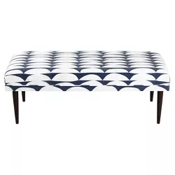Fullerton Upholstered Bench in Patterns - Skyline Furniture