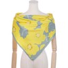 Elerevyo Women's Floral Contrast Color Silk Feeling Satin Square Scarves Bandanas 35.4" X 35.4" - 2 of 4