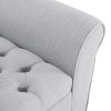CAVINAS Storage Bench Storage Organizer Ottoman Padded Seat Cushion with Arms Wood Legs - 2 of 4
