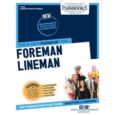 Foreman Lineman, 2024 - (Career Examination) by  National Learning Corporation (Paperback)