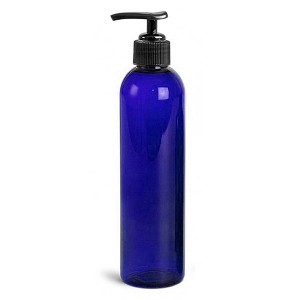 Royal Massage 8oz Bullet Round Massage Oil/Lotion/Liquid Bottle with Saddle Pump - 1 of 2