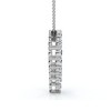 Pompeii3 1Ct Diamond Heart Pendant 14k Gold Lab Created 3/4" Tall Necklace - 3 of 4