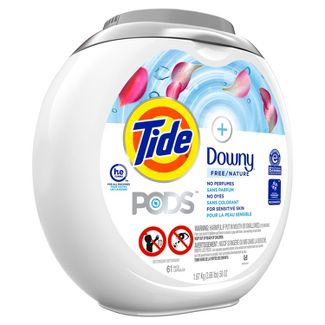 Tide Pods + Downy Free Liquid Laundry Detergent Pacs - 61ct 