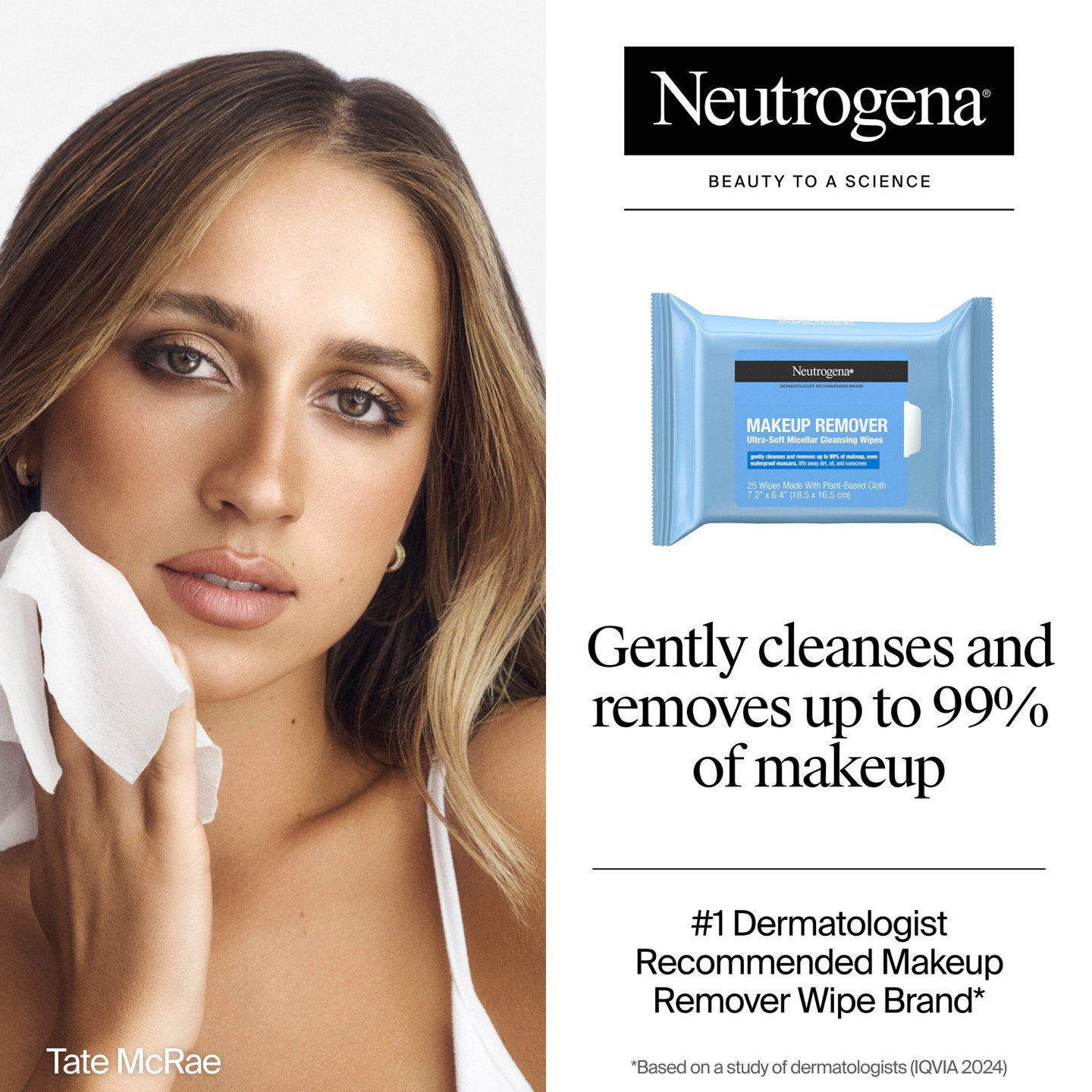 Мицеллярные салфетки для снятия макияжа Neutrogena Ultra Soft, 50 шт. — фото 2
