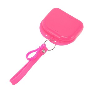 Unique Bargains Compact Braces Box with Lanyard 1 Pc - 1 of 4