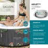 Bestway SaluSpa Aruba AirJet Large Round 2 to 3 Person Inflatable Hot Tub Portable Outdoor Spa with 110 AirJets, Grey - 4 of 4