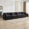 Sapphtopaz Modern Cloud Sofa Couches for Living Room with 2 Layer Upholstered Comfy Sofa with Chenille Fabric for Living Room,Apartment - 2 of 4