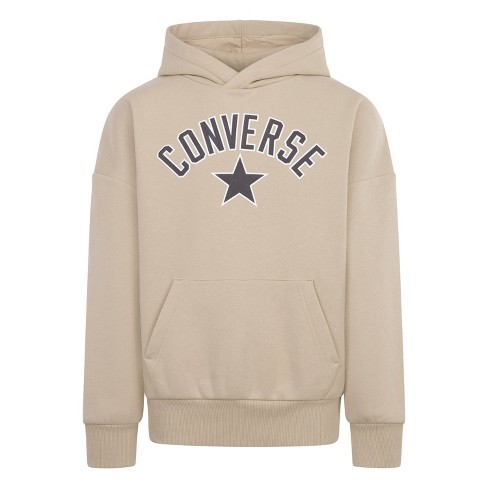 Converse Boys Classic Logo Pullover Sweatshirt Khaki S