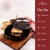 Cuisinel Cast Iron Skillet Grill Press Set - 10" Fry Pan, Silicone Grip & 7" Burger Smasher, Pre-Seasoned, Oven, Stove, Grill, Indoor/Outdoor Cooking - 2 of 4