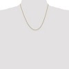 Black Bow Jewelry 1.5mm 10K Yellow Gold Solid Cable Chain Necklace - 2 of 4