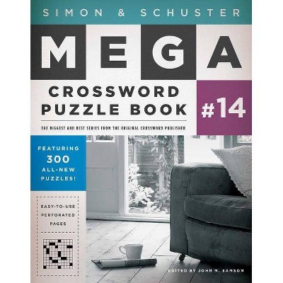 Simon & Schuster Mega Crossword Puzzle Book #14 - (S&s Mega Crossword Puzzles) by  John M Samson (Paperback)