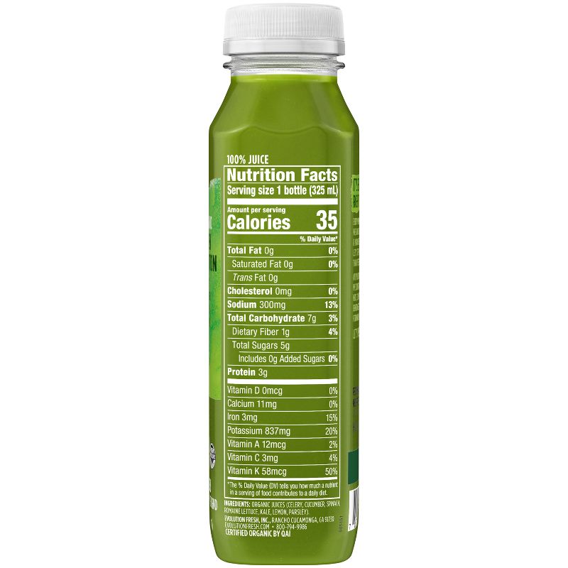 Evolution Fresh Organic Green Devotion Cold-Pressed Juice - 11 fl oz, 3 of 8