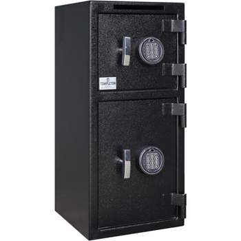 Templeton Safes T859 Large Double Door Depository Drop Safe with Electronic Multi-user Keypad and Key Backups