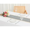 Unique Bargains Bridal Party Dining Bedroom Boho Tassels Table Runner 1 Pack - 2 of 4