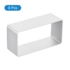 Unique Bargains Aluminum Alloy Cookie Biscuit Cutter 2.6" x 1.4" x 0.8" Silver 8 Pcs - 3 of 4
