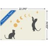 Trends International Episodic Drawing - Cat And Moon 1 Unframed Wall Poster Prints - 3 of 4