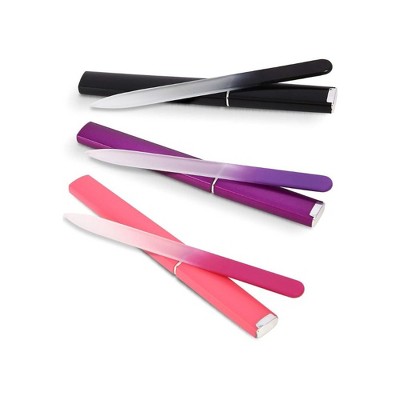 LOVELAY CREATIONS 3-Pack Crystal Fingernail File