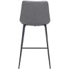Zuo Byron Counter Stool Gray - 4 of 4
