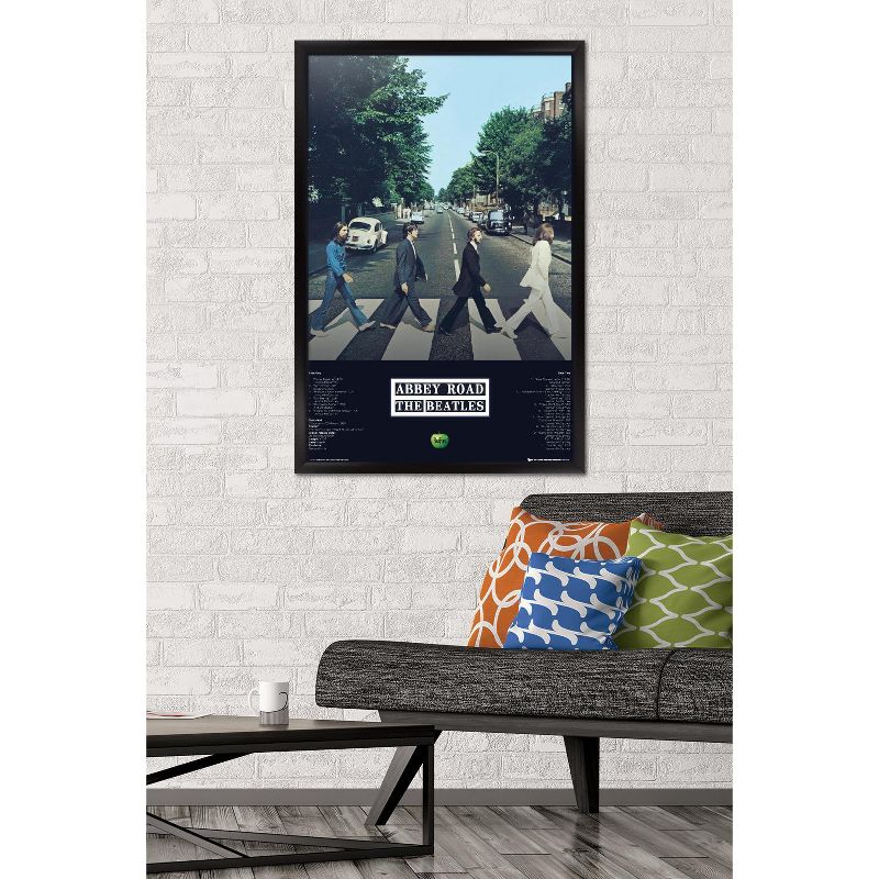 Trends International 24X36 The Beatles - Abbey Album Framed Wall Poster Prints, 2 of 7