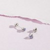 Girl's Classic Solitaire Screw Back 14k Gold Earrings - In Season Jewelry - 4 of 4