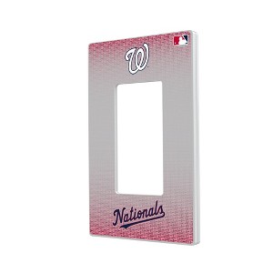 MLB National League Teams Linen Hidden-Screw Light Switch Plate for Single Rocker - 1 of 4