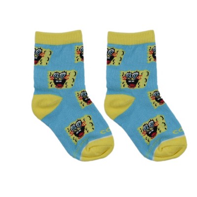 Spongebob Squarepants Adult Quarter Crew Socks - 2-pack Of Bikini Bottom  Fun! : Target