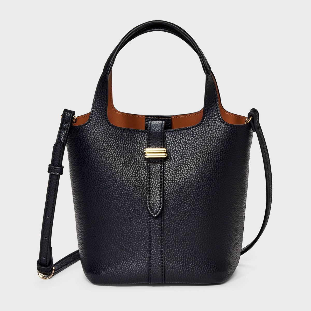 Mini Tulip Tote Handbag with Crossbody Strap - A New Day™