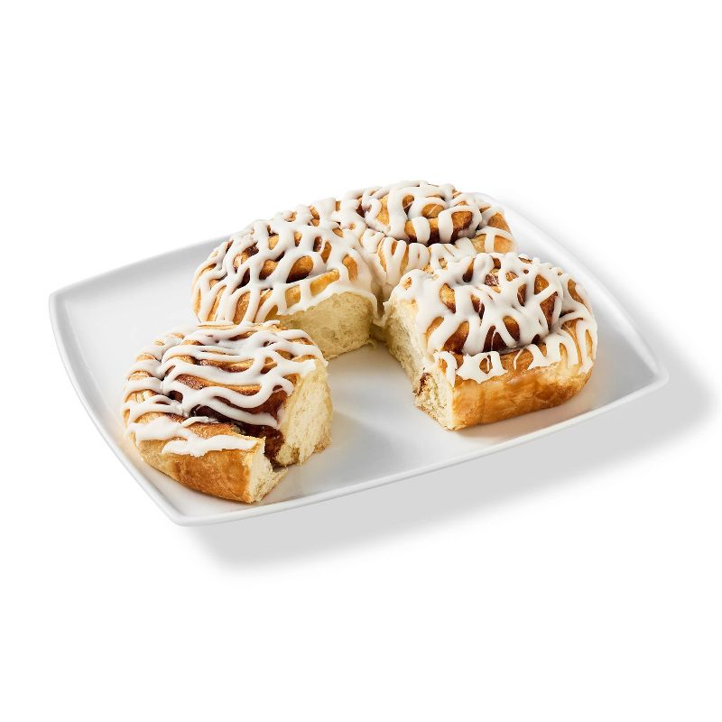 Cinnamon Rolls with Cream Cheese Icing - 14oz/4ct - Favorite Day&#8482;, 3 of 5