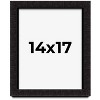 PosterPalooza | Modern Shadow Box 1" Depth Black Picture Frame - UV Acrylic, Backing, Hanging Hardware - 2 of 4