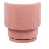 Gulches 360° Swivel Back Sofa Chair with Hidden Storage Space - Soft Upholstered Plush Cushion Chair, Durable Frame, Pink - 3 of 4