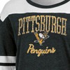 NHL Pittsburgh Penguins Women's Long Sleeve Fashion T-Shirt - 3 of 3