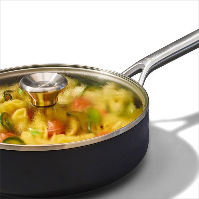 OXO 10-Piece Black Aluminum Non-Stick Cookware Set