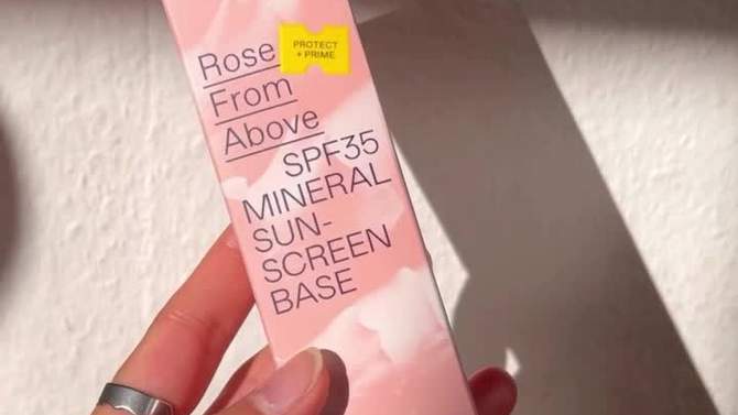 Everyday Humans Rose From Above Mineral Sunscreen Base - SPF 35 - 1.7 fl oz, 2 of 8, play video