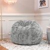 Jaxx Saxx 3 Foot Bean Bag Chair - Faux Fur - Fun Colors - 2 of 3